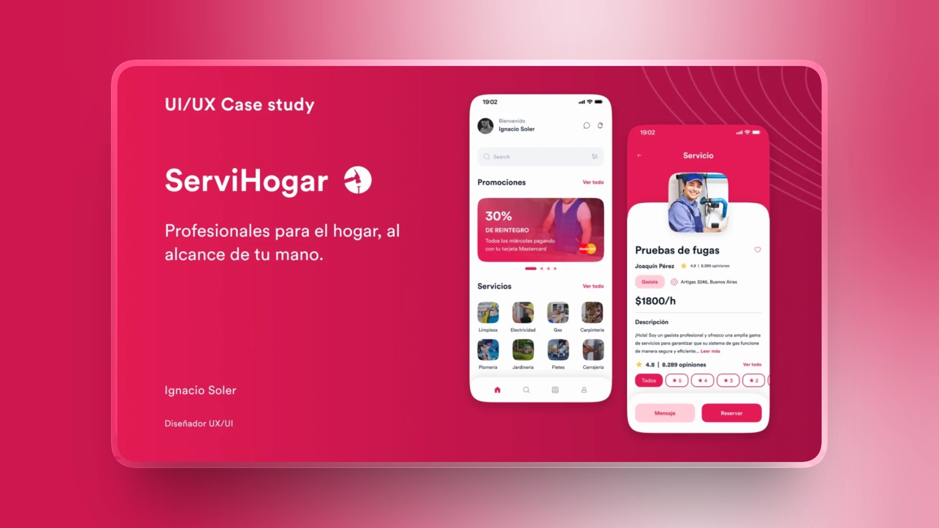 ServiHogar interface